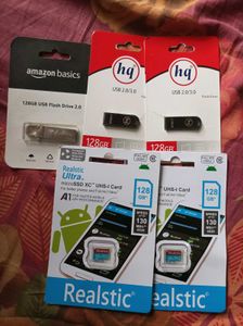 3 Pendrive 2 Memory Card Combo