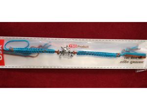 Shri Krishna Pure Silver Rakhi