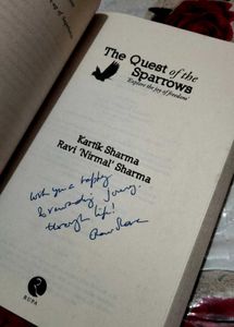 signed book : Daredreamers &amp; Quest of the Spa