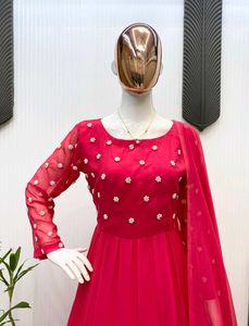 New Standard Moti Stone work Gown Dress important