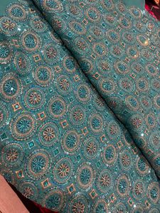 Chikankari Saree With Heavy Work