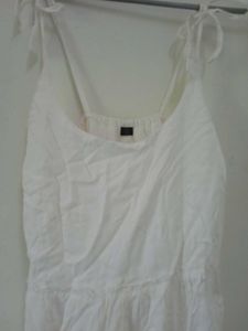 White Sundress with Tie Straps