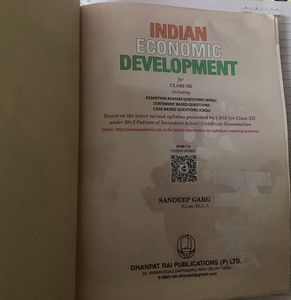 INDIAN ECONOMIC DEVELOPMENT CLASS 12