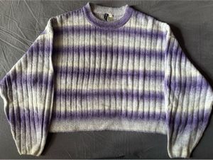 Striped Purple Sweater