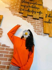 Orange Hoodie