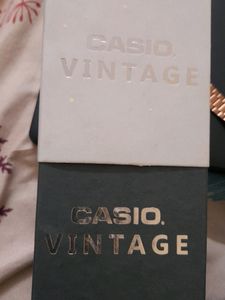 Casio Rose Gold Watch Vintage Series