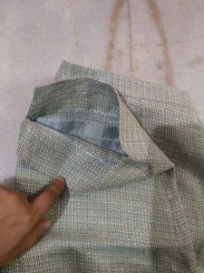 Olive Green High-Waisted Trousers
