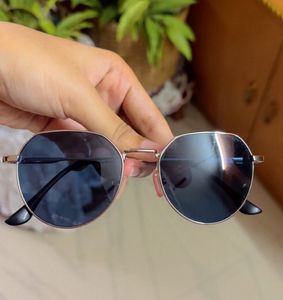 Hexagonal Blue Sunglass