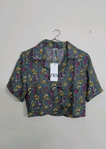 Zara Crop Shirt