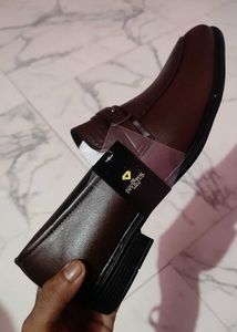 Invictus Brown Leather Loafers