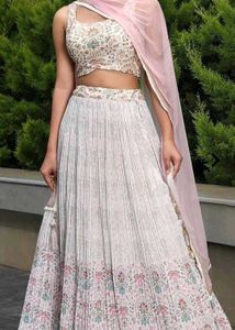 Off White Lehenga Choli Set