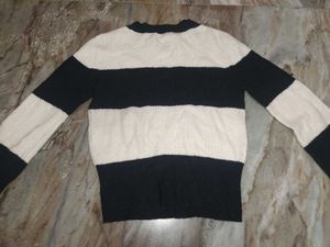 Striped Knit Sweater