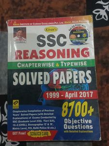 Kiran&#39;s SSC Reasoning Previous Year Book