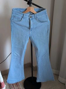 Light Blue high waist Flare Jeans