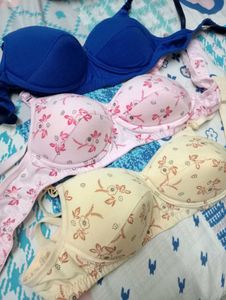 Floral Bras - Set of 3