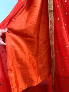 orange and golden Ethnic 4 piece set