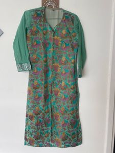 Custom-made Heavy Embroidered Kurta (with Lining)