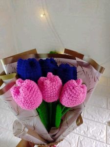 Crochet Tulip🌷 Bouquet 💐