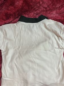 Collared Crop Top
