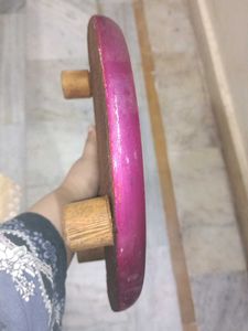 Unique Wooden Chakla Without Belan.