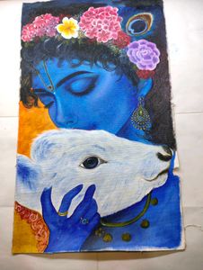 Krishna Ji Canvas Painting