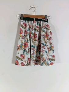 Multicolor Printed Skirt &amp; Top Set (Girl&#39;s)