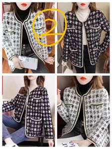 Houndstooth Knit Cardigan