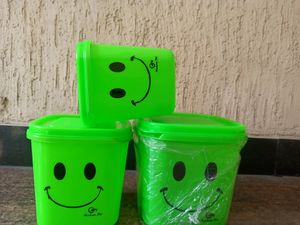 Plastic Containers SET OF 3 Inside