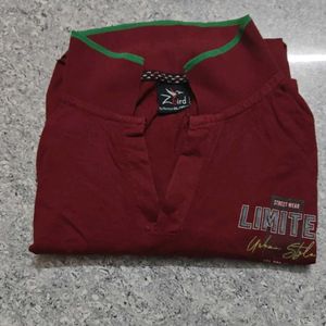 Maroon Polo T Shirt- Urban Style