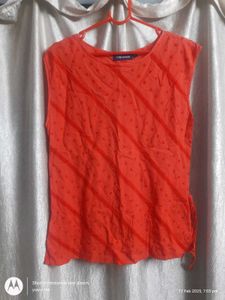 Orange Cottonworld Tank