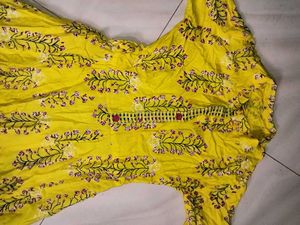 Yellow Floral Kurta