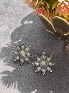 Silver Replica Stud Earring