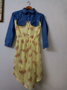 Jeans & chiffon top