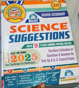 Science Suggestions XII