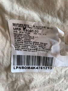 Raymond - khadi pure fabric blazer