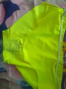 Vibrant Neon Yellow Athletic Shorts