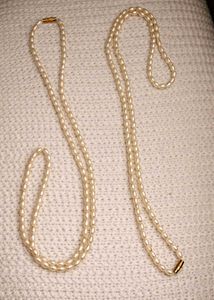 Classic Faux Pearl Necklace Set