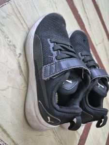 Puma Kids Black Sneakers