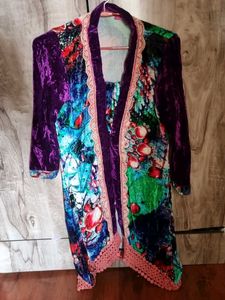 Colorful Velvet Jacket