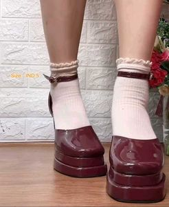 Cherry Red Block Heels🎸