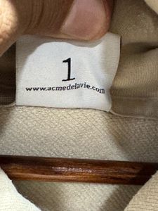 Acme De La Vie ADLV Off White Hoodie