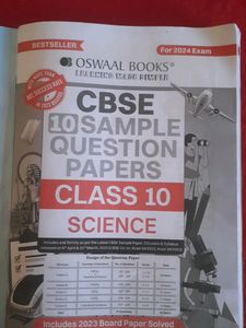 10th Class Science Sample Question Papers