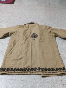 Vintage Embroidered Wool Cardigan