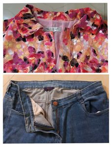 Top & Blue Denim Jeans For Women