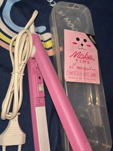 Mini Pink Hair Straightener