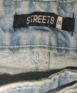 Ripped Wide Leg Jeans