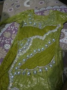 Elegant Green Ethnic Gown