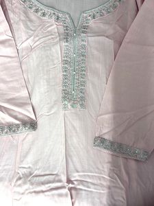Beautiful Pink Anarkali Suit Set
