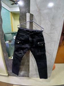 Black Cargo Pants Fadecolors
