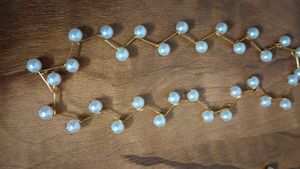 Beaded Gold Necklace &amp; Earring Set